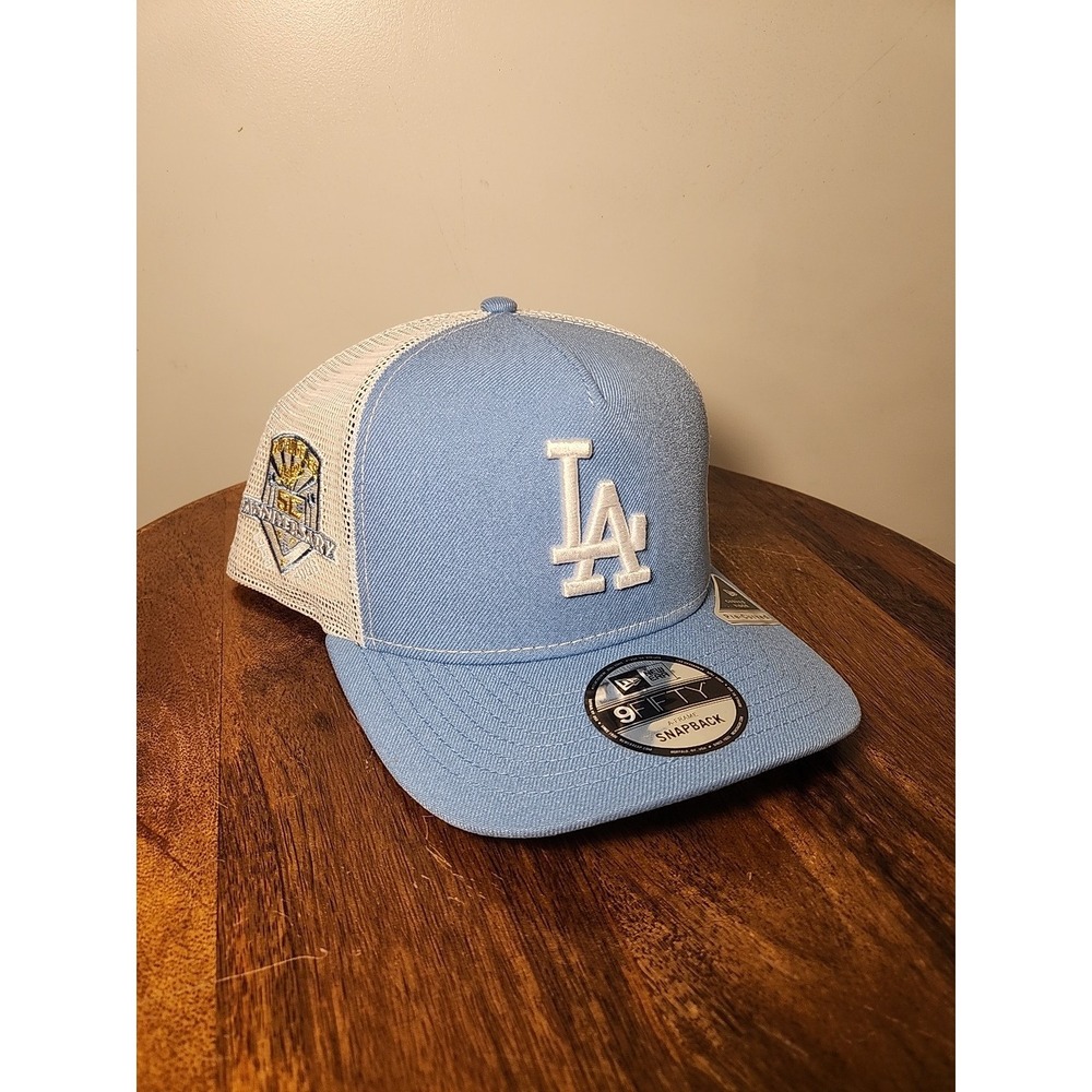 New‎ Era Los Angeles Dodgers 50 Years A-Frame 9FIFTY Snapback Hat Cap Adjustable